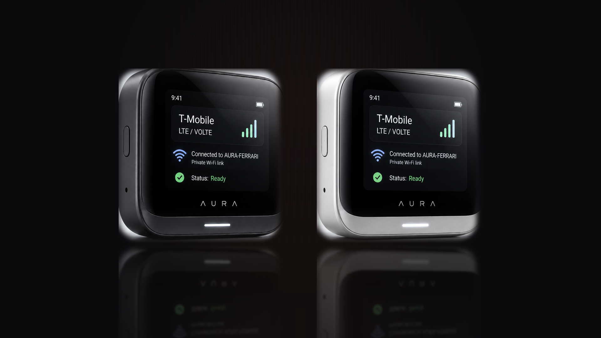 Aura Cellular Bridge — Onyx and Pearl